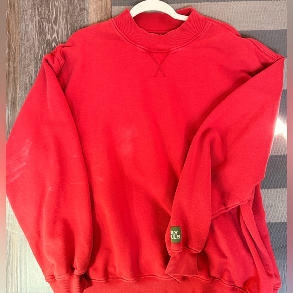 Daily Drills Red Pullover Sweatshirt - Picture 7 of 7